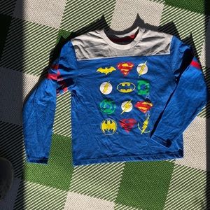 Justice league long sleeve T-shirt.NWT